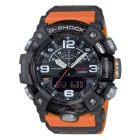 Casio G-Shock Master Of G Mudmaster Carbon Core Guard Dual Display Orange Plastic Strap Smartwatch GG-B100-1A9ER