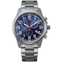 Citizen Eco-Drive Military Blue Bracelet Watch AT0200-56L